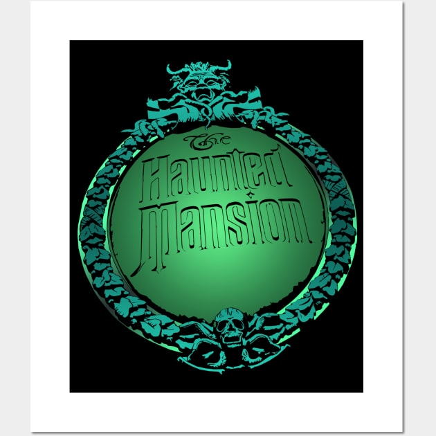 Haunted Mansion Sign Wall Art by rexthinks